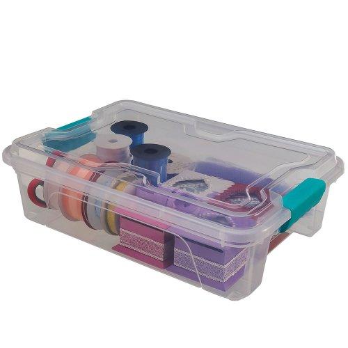 ORGANIZADOR C/ TRABA  10 L. TRANSP. 42x29x12 CM