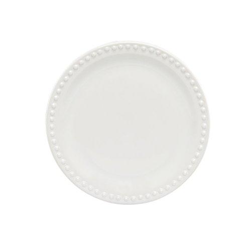 EMBOSS MAUVE PLATO POSTRE 20 CM BLANCO