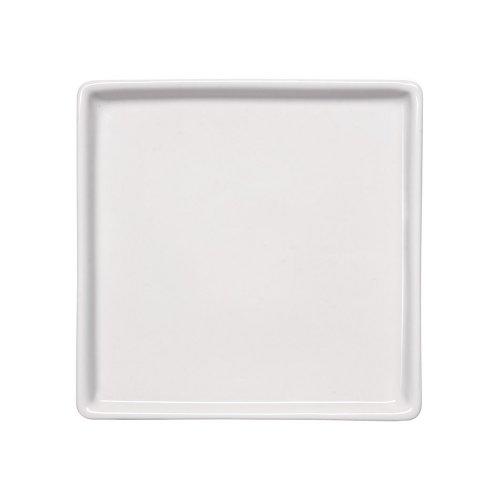 AMERICANA PLATO PAN CUADRADO 16 CM BLANCO