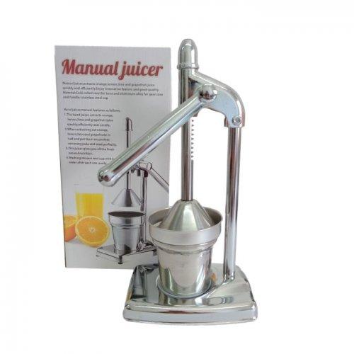 MAQUINA MANUAL EXPRIMIDORA DE JUGOS ACERO INOX. EN CAJA