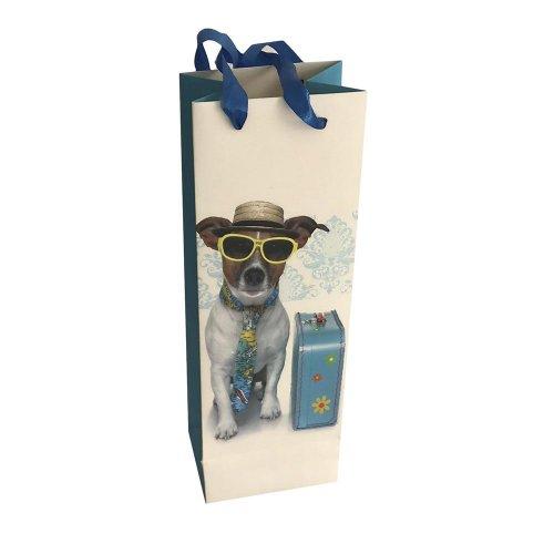 BOLSA DE REGALO CARTON VIAJERO 12X36X9