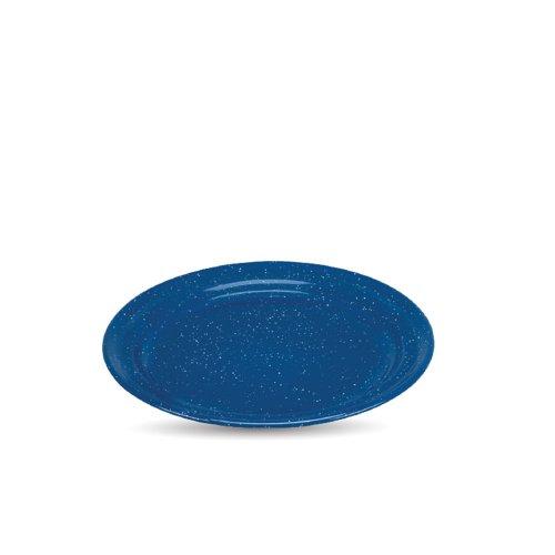 PLATO  POSTRE 22 CM ENLOZADO AZUL NEVADO