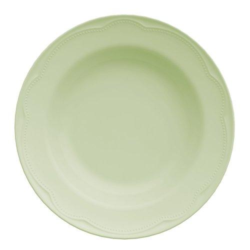 COTTAGE PLATO HONDO 23 CM VERDE