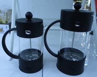 CAFETERA CON EMBOLO ASA NEGRA 1000ML