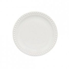 EMBOSS MAUVE PLATO POSTRE 20 CM BLANCO