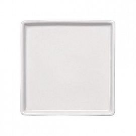 AMERICANA PLATO PLAYO CUADRADO 26 CM BLANCO