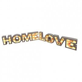 CORPOREO MDF Y LED LOVE 9x35 CM