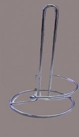 PORTA ROLLO METAL PLATEADO DOBLE 14*28CM