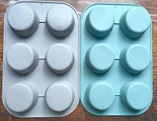 MOLDE SILICONA PARA 6 MUFFINS 