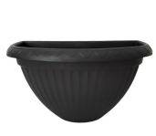 MACETA DENISE PARED 30 CM NEGRO