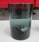 SET 6 VASOS VIDRIO COLOR 11*8CM