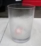 SET 6 VASOS VIDRIO  BURBUJITAS 11*8CM
